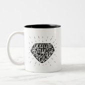 Je bent mijn kostbare tweekleurige koffiemok (Links)