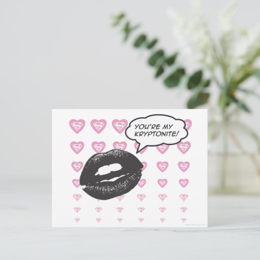 Je bent mijn Kryptonite Briefkaart (Staand voorkant)