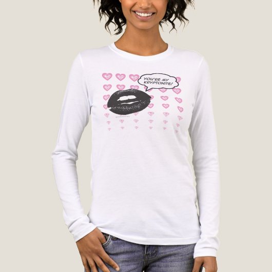 Je bent mijn Kryptonite Tri-Blend Shirt (Voorkant volledig)