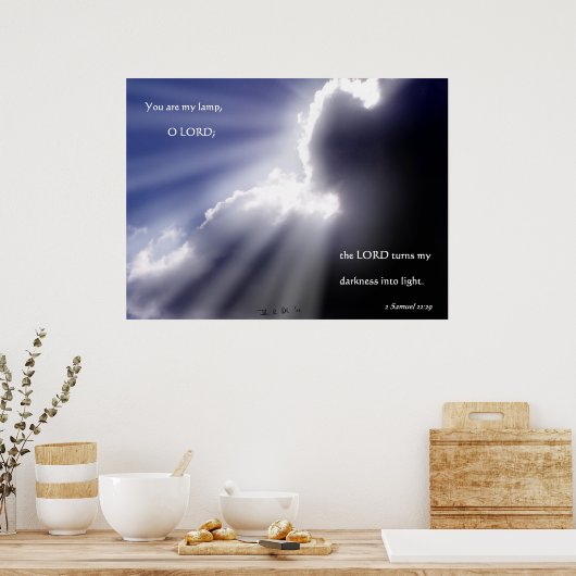 Je bent mijn lamp poster (Keuken)