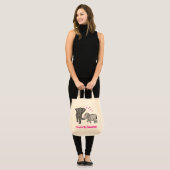 Je bent mijn lief tote bag (Voorkant (model))
