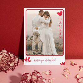 Je bent mijn liefde Foto Valentijnsdag Kaart