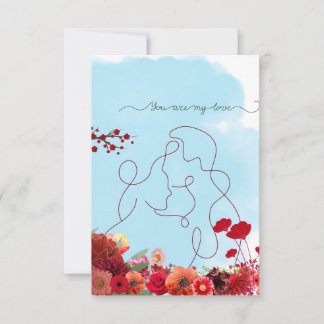 Je bent mijn liefdeskaart bedankkaart