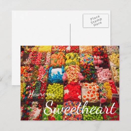 Je bent mijn liefdesliefdeswenskaart briefkaart (Voorkant / Achterkant)