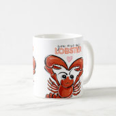 Je bent mijn Lobster Cute  Koffiemok (Voorkant rechts)