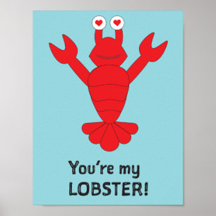 Je bent mijn Lobster Print