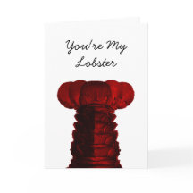Je bent mijn Lobster Valentijnsdag Card