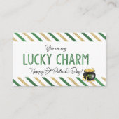 Je bent mijn Lucky Charm Contactkaartje (Voorkant)