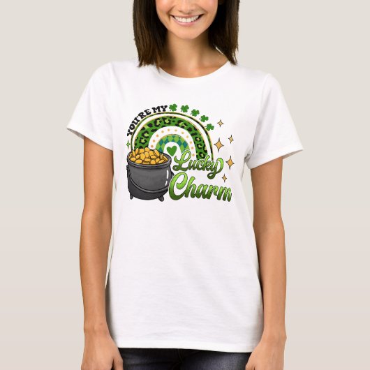 Je bent mijn Lucky Charm St. Patrick's Day T-shirt (Voorkant)