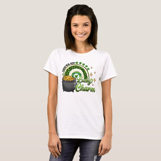 Je bent mijn Lucky Charm St. Patrick's Day T-shirt (Voorkant volledig)