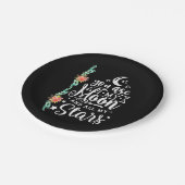 Je bent mijn moeder en alle sterren papieren bordje (Gekanteld)