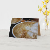 Je bent mijn ochtendpick-me-up kaart (Gele Bloem)