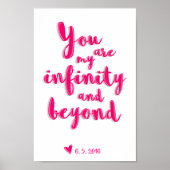 Je bent mijn oneindig en verder poster (Voorkant)