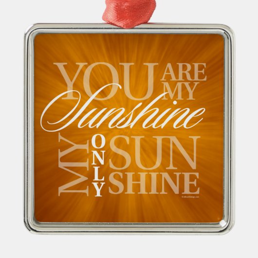 Je bent mijn Ornament van zonnebrandmiddelen (Voorkant)