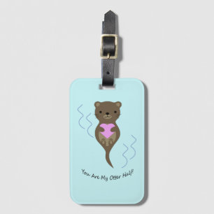 Je bent mijn Otter Half Bagagelabel