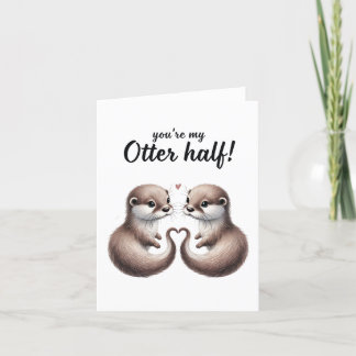 Je bent mijn Otter Half Bedankkaart