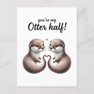Je bent mijn Otter Half Briefkaart