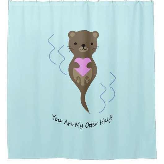 Je bent mijn Otter Half Douchegordijn (Voorkant)