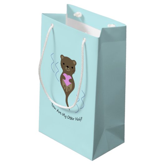 Je bent mijn Otter Half Klein Cadeauzakje (Achterkant Gekanteld)