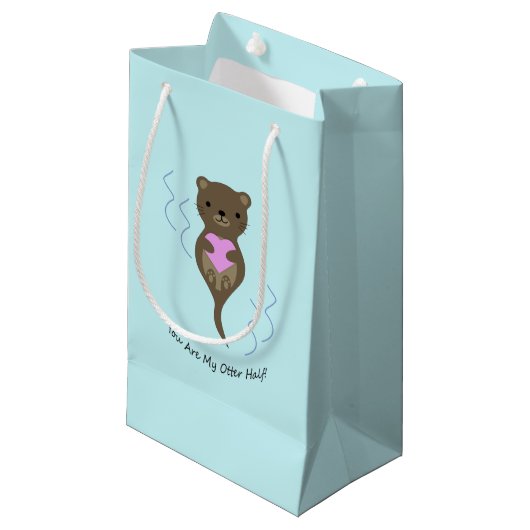 Je bent mijn Otter Half Klein Cadeauzakje (Voorkant Gekanteld)