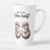 Je bent mijn Otter Half Latte Mok (Rechts)