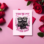 Je bent mijn Otter half Valentijnsdag Kaart