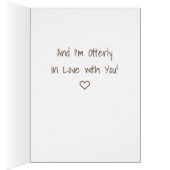 Je bent mijn otter-helft, een zoete liefde-Valenti (Binnen (Rechts))