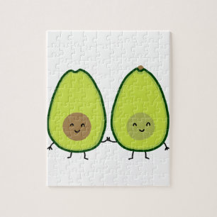 Je bent mijn PERFECT HALF, AVOCADO Legpuzzel