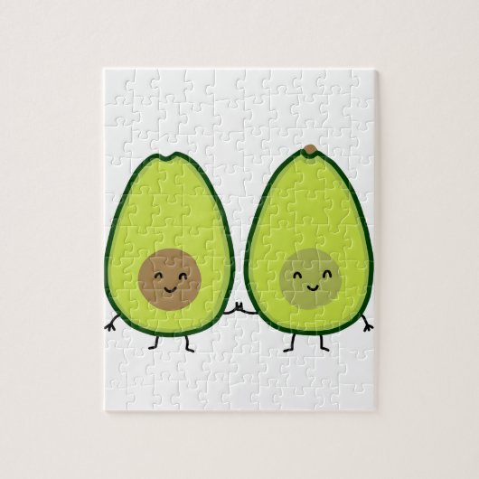 Je bent mijn PERFECT HALF, AVOCADO Legpuzzel (Verticaal)