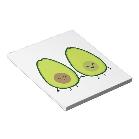 Je bent mijn PERFECT HALF, AVOCADO Notitieblok (Schuin)
