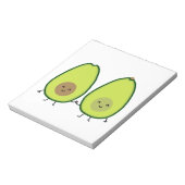 Je bent mijn PERFECT HALF, AVOCADO Notitieblok (Linkerzijde)