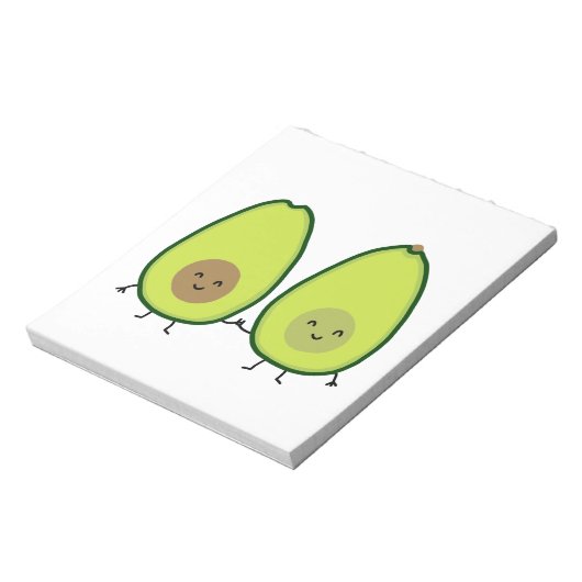 Je bent mijn PERFECT HALF, AVOCADO Notitieblok (Linkerzijde)