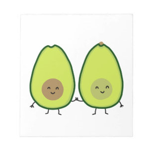 Je bent mijn PERFECT HALF, AVOCADO Notitieblok