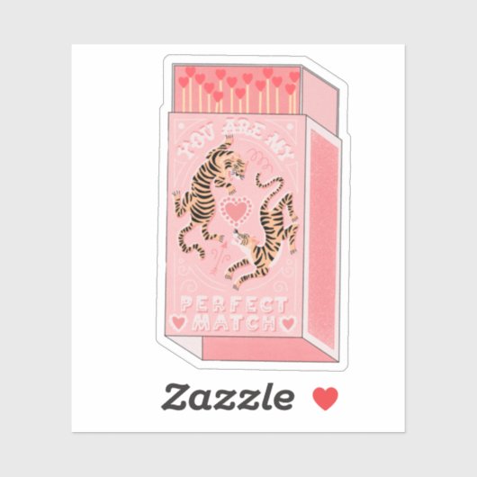 Je bent mijn perfecte maatdoos sticker (Vel)