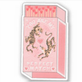 Je bent mijn perfecte maatdoos sticker (Voorkant)