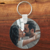 Je bent mijn perfecte maatfoto voor Baseball Sleutelhanger (Achterkant)