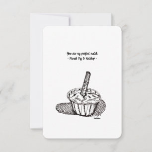 Je bent mijn perfecte maatje, een platte kaart