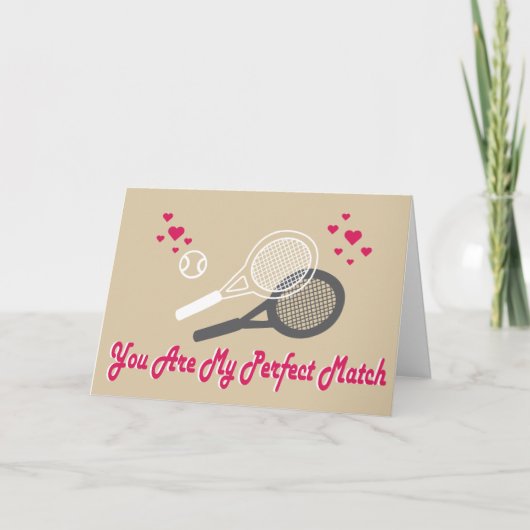 Je bent mijn perfecte match feestdagen kaart (Voorkant)