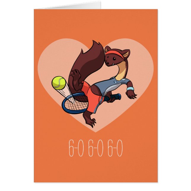 Je bent mijn perfecte match Tennis Pine Marten Car (Voorkant)