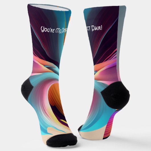 Je bent mijn perfecte paar - Sokken (Gebogen)