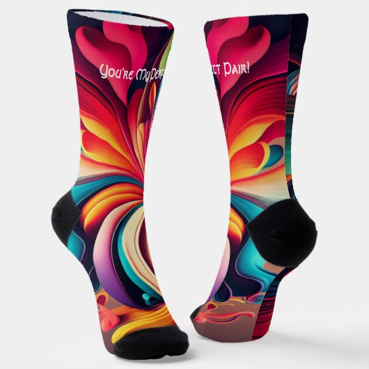 Je bent mijn perfecte paar - Sokken (Gebogen)