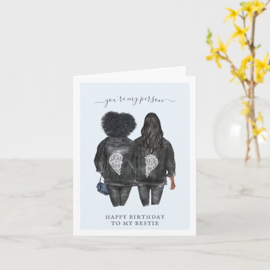 Je bent mijn persoon | Beste Vriendelijke Kaart op (Gele Bloem)