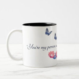 Je bent mijn persoon, geen terugkeer, geen terugbe tweekleurige koffiemok