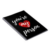 Je bent mijn persoon notitieboek (Rechterzijde)