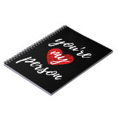 Je bent mijn persoon notitieboek (Linkerzijde)