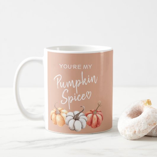 Je bent mijn Pumpkin Spice Herfst Cozy Autumn Gift Koffiemok (Met donut)