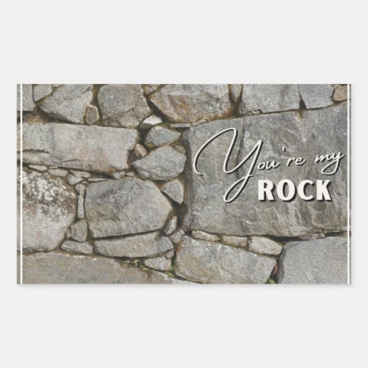 Je bent mijn Rock Sticker - (Voorkant)