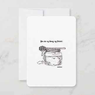 Je bent mijn schat, mijn voorvader, ik hou van je,