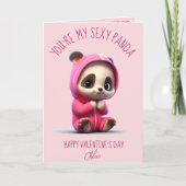 Je bent mijn sexy panda - Valentijnsdag Feestdagen Kaart (Voorkant)