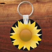 Je bent mijn Sleutelhanger Zonnebloem Button (Voorkant)